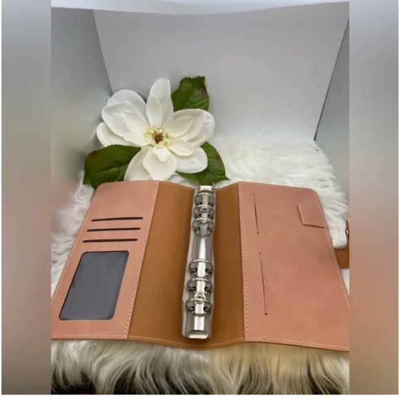 NWOT Agenda PLANNER Faux Leather DUSTY ROSE - Picture 2 of 12